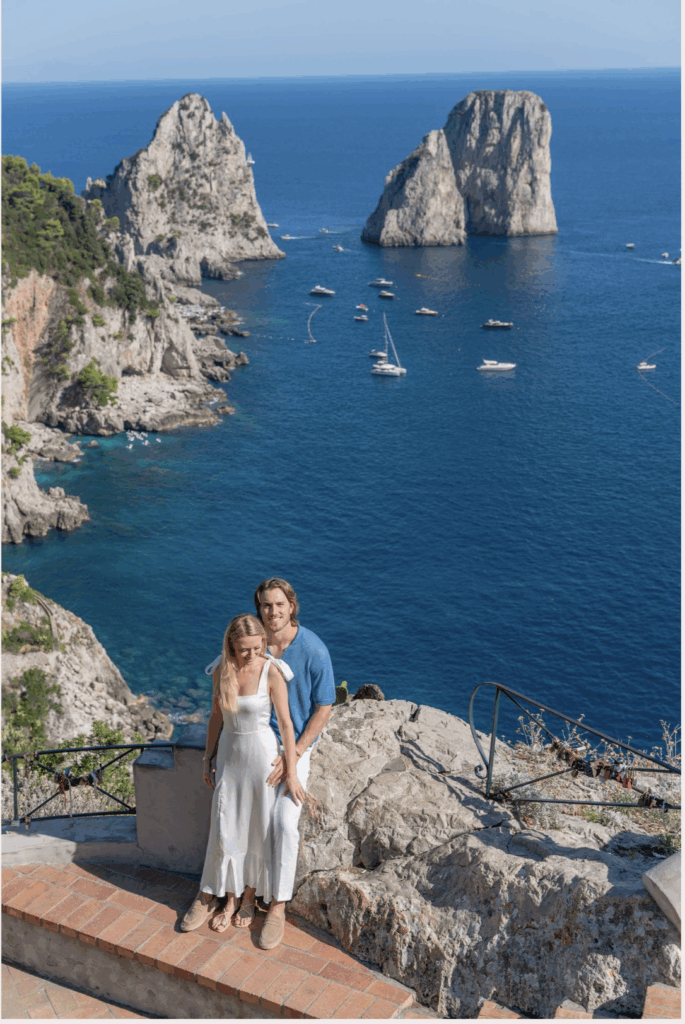 Sessão de Fotos em Capri com drone